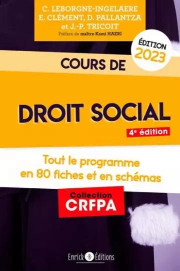 Cours de droit social [Livres]