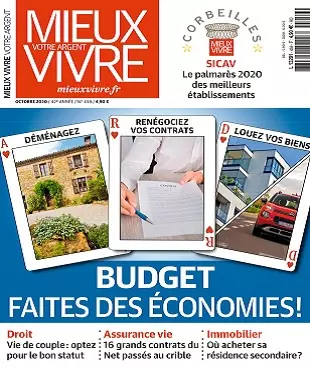 Mieux Vivre Votre Argent N°459 – Octobre 2020 [Magazines]