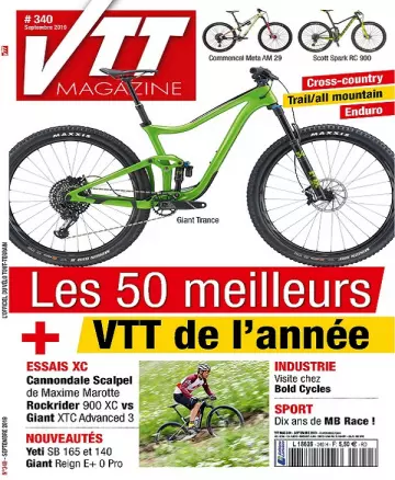 VTT Magazine N°340 – Septembre 2019 [Magazines]