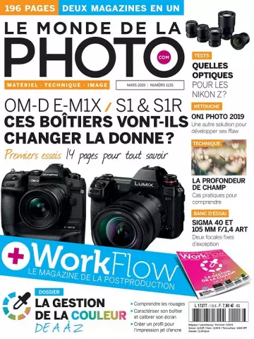 Le Monde De La Photo N°113 – Mars 2019 [Magazines]