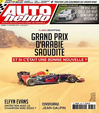 Auto Hebdo N°2286 Du 11 Novembre 2020 [Magazines]