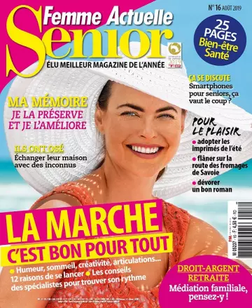 Femme Actuelle Senior N°16 – Août 2019 [Magazines]