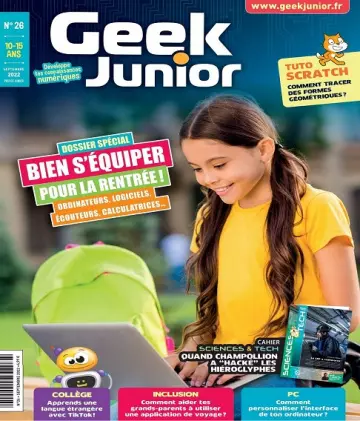 Geek Junior N°26 – Septembre 2022 [Magazines]