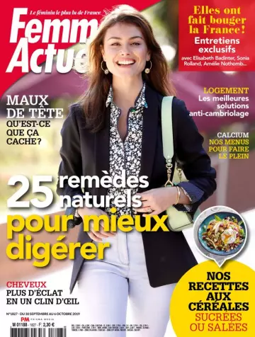 Femme Actuelle - 30 Septembre 2019 [Magazines]