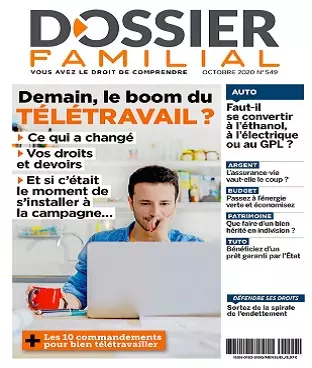 Dossier Familial N°549 – Octobre 2020  [Magazines]