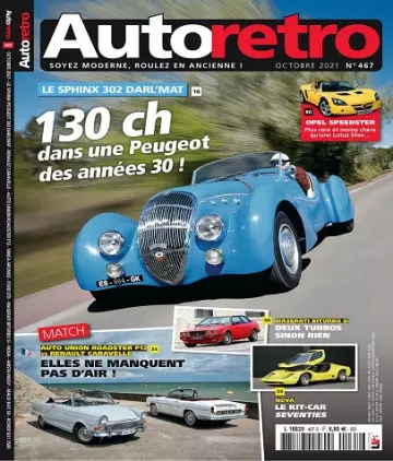 Autoretro N°467 – Octobre 2021  [Magazines]