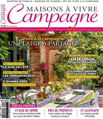 Maisons à Vivre Campagne N°120 – Juin-Juillet 2022 [Magazines]