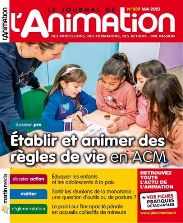 Le Journal De L’Animation N°239 – Mai 2023  [Magazines]