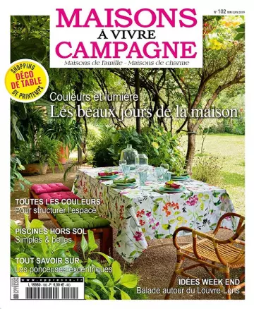 Maisons à Vivre Campagne N°102 – Mai-Juin 2019 [Magazines]