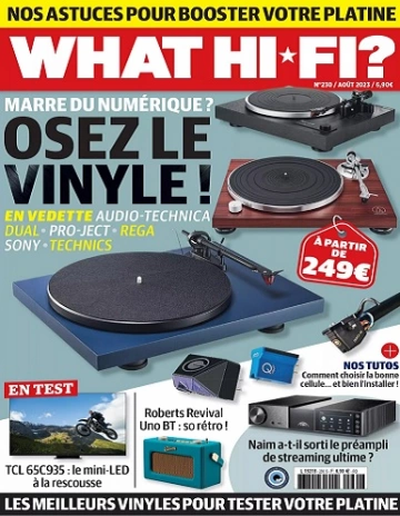 What Hi-Fi N°230 – Août 2023  [Magazines]