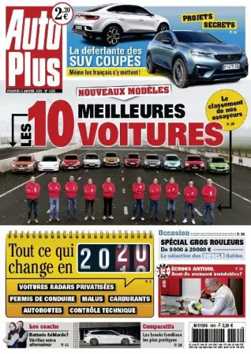 Auto Plus - 3 Janvier 2020 [Magazines]