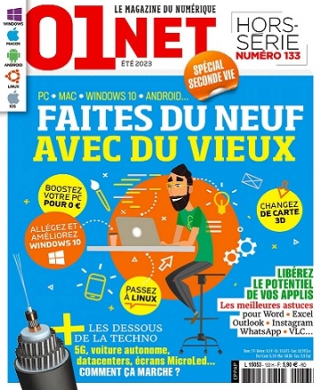 01Net Hors Série N°133 – Été 2023 [Magazines]