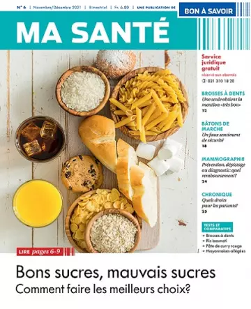 Bon à Savoir Ma Santé N°6 – Novembre-Décembre 2021  [Magazines]