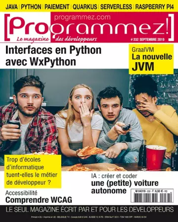 Programmez N°232 – Septembre 2019 [Magazines]