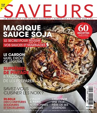 Saveurs N°268 – Novembre 2020 [Magazines]