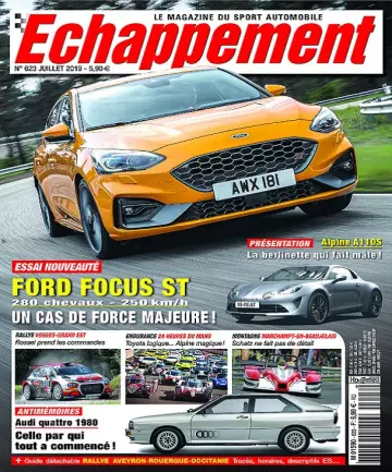 Échappement N°623 – Juillet 2019  [Magazines]