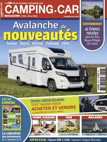 Camping-Car Magazine N°316 – Mars 2019 [Magazines]