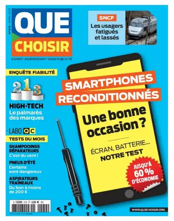 Que Choisir N°579 – Avril 2019 [Magazines]