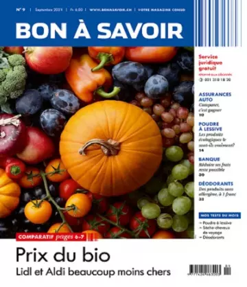 Bon à Savoir N°9 – Septembre 2021  [Magazines]