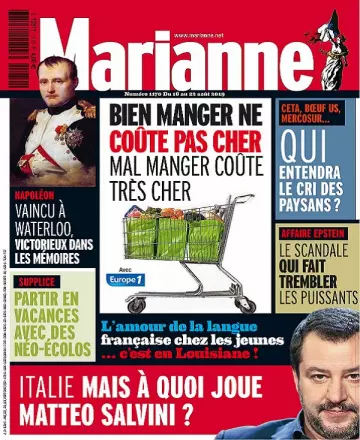 Marianne N°1170 Du 16 Août 2019 [Magazines]