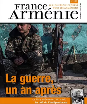 France Arménie N°490 – Novembre 2021  [Magazines]