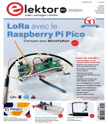 Elektor N°490 – Juillet-Août 2021 [Magazines]