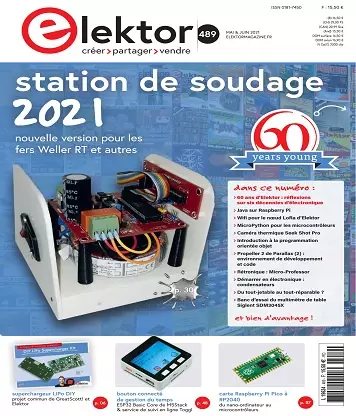 Elektor N°489 – Mai-Juin 2021 [Magazines]