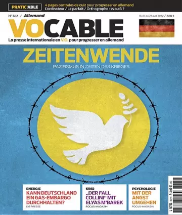 Vocable Allemand N°862 Du 14 Avril 2022 [Magazines]