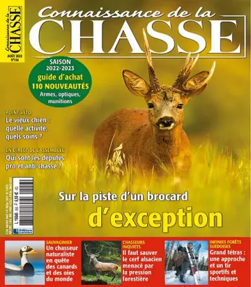 Connaissance De La Chasse N°556 – Août 2022 [Magazines]