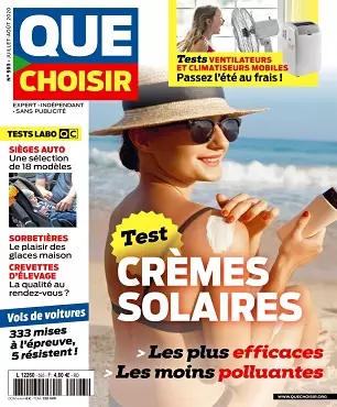 Que Choisir N°593 – Juillet-Août 2020 [Magazines]