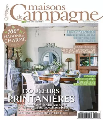 Maisons De Campagne N°135 – Mars-Avril 2022  [Magazines]