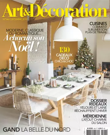 Art & Décoration - Décembre 2019 [Magazines]