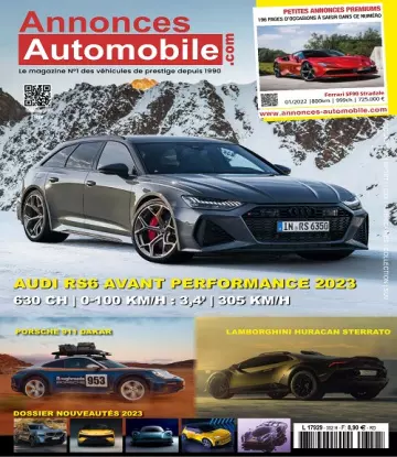 Annonces Automobile N°352 – Décembre 2022 [Magazines]