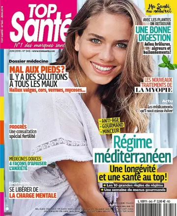 Top Santé N°345 – Juin 2019 [Magazines]