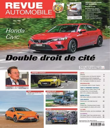 Revue Automobile N°39 Du 29 Septembre 2022 [Magazines]