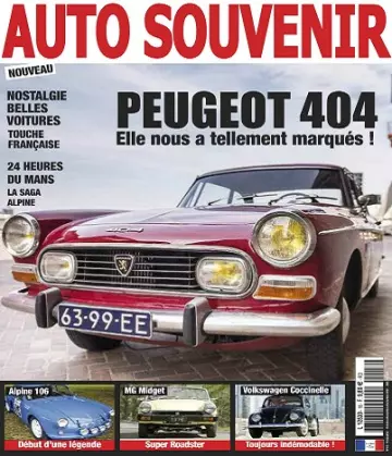 Auto Souvenir N°18 – Octobre-Décembre 2021 [Magazines]