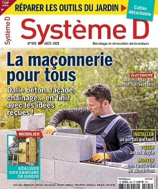 Système D N°895 – Août 2020 [Magazines]