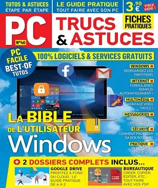 PC Trucs et Astuces N°40 – Septembre-Novembre 2020  [Magazines]