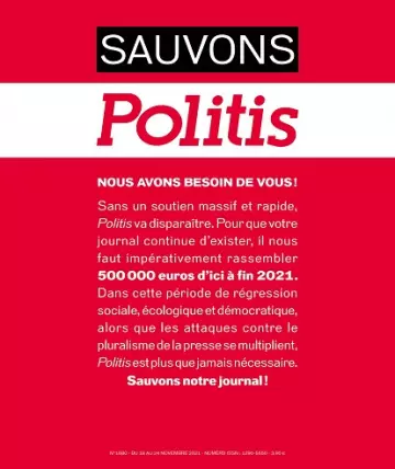 Politis N°1680 Du 18 au 24 Novembre 2021 [Magazines]