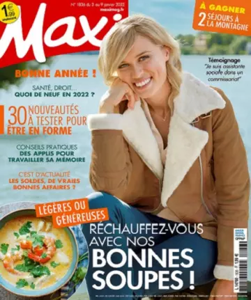 Maxi N°1836 Du 3 au 9 Janvier 2022 [Magazines]