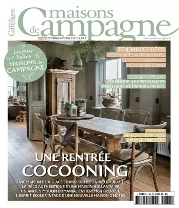 Maisons De Campagne N°138 – Septembre-Octobre 2022 [Magazines]