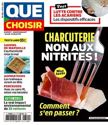 Que Choisir N°601 – Avril 2021 [Magazines]