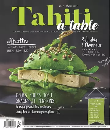 Tahiti à Table N°22 – Février 2022 [Magazines]