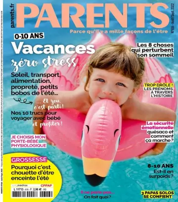 Parents N°616 – Août-Septembre 2022 [Magazines]