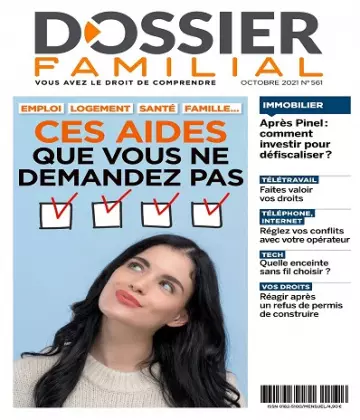 Dossier Familial N°561 – Octobre 2021 [Magazines]