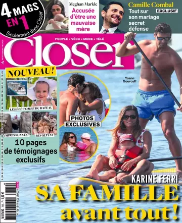 Closer N°736 Du 19 Juillet 2019 [Magazines]