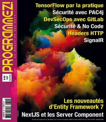 Programmez N°255 – Décembre 2022-Janvier 2023 [Magazines]