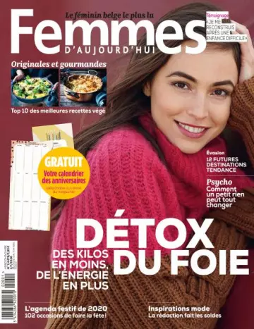 Femmes D’Aujourd’Hui - 2 Janvier 2020  [Magazines]