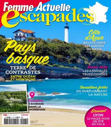 Femme Actuelle Escapades N°5 – Juin-Août 2022 [Magazines]