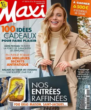 Maxi N°1830 Du 22 au 28 Novembre 2021 [Magazines]